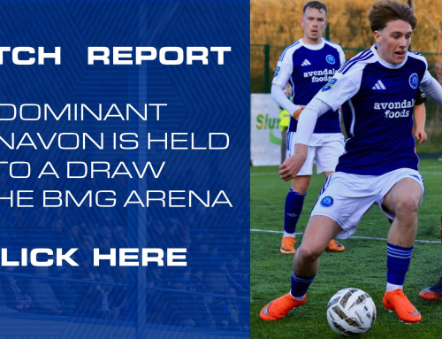 DOMINANT GLENAVON IS HELD TO A DRAW AT THE BMG ARENA