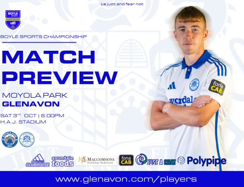 MOYOLA PARK V GLENAVON, A LOOK AHEAD